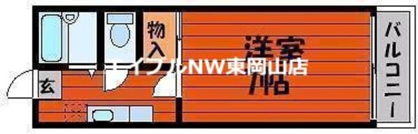 プレアール西川原の物件間取画像